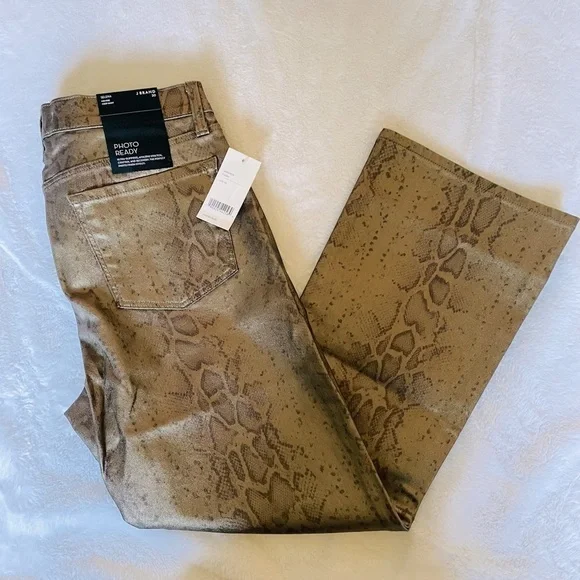 J Brand Pants Jumpsuits Nwt J Brand Size Selena Faux Snake